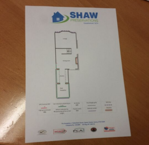 Example of our sketch plan